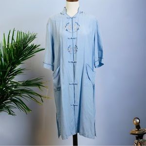 Vintage Mandarin Fashions Kimono Robe